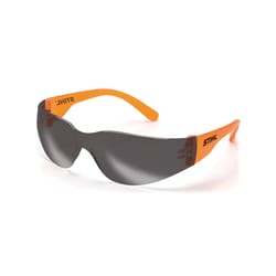 STIHL Ultra Light Impact-Resistant Safety Glasses Smoke Lens Orange Frame 1 pk