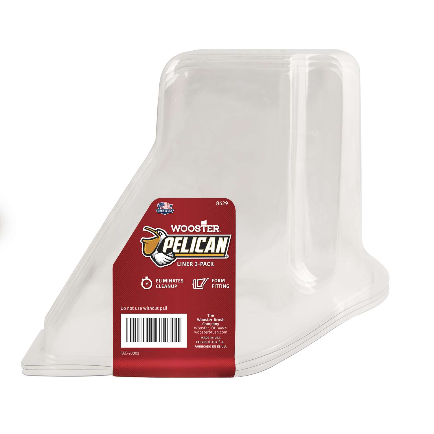 Wooster Pelican Clear 1 qt Paint Pail Liner Ace Hardware