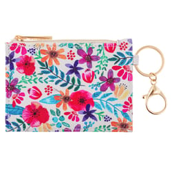 Karma Floral ID Holder Vegan Leather 1 pk