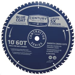 Century Drill & Tool Contractor Series 10 in. D X 5/8 in. Carbide Finishing Saw Blade 60 teeth 1 pc