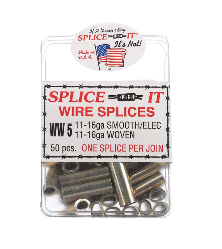 Dare Electric Fence Wire Splice 50 Pk Silver Ace Hardware