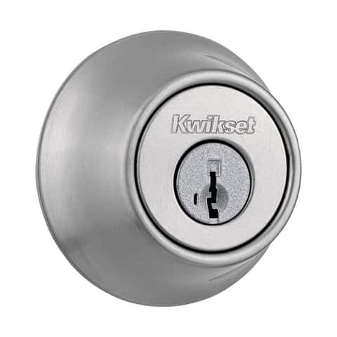 Kwikset Satin Nickel Metal Deadbolt - Ace Hardware