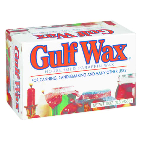 Gulf Wax Household Paraffin Wax 1 Pound Bars (3 Packs) 