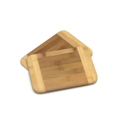 Lipper International 8 in. L X 6 in. W X 0.75 in. Bamboo Cutting Board Set