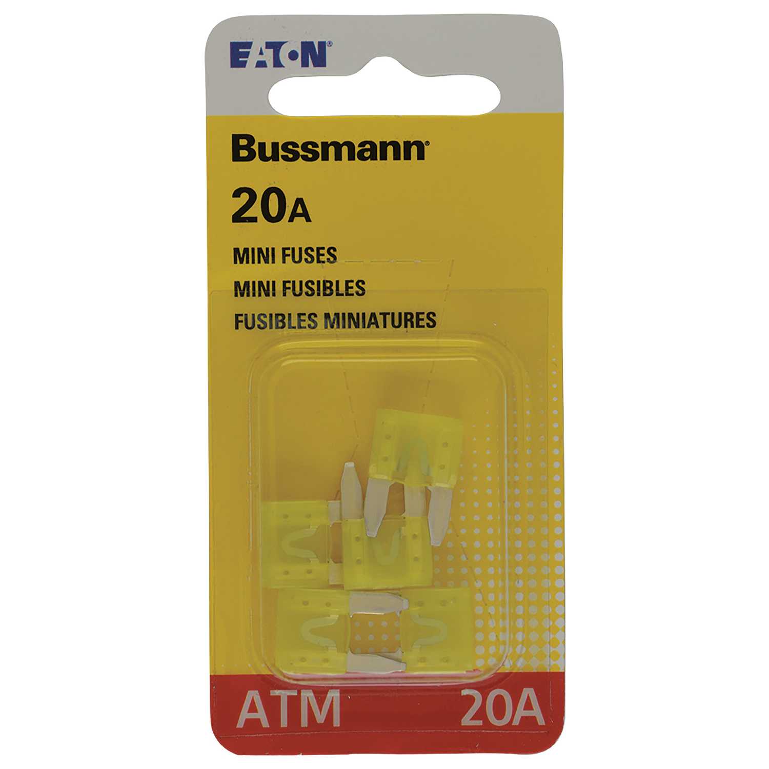 Bussmann 20 amps ATM Mini Automotive Fuse 5 pk Ace Hardware