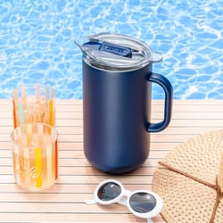 Served 2 L Navy Bean Insulated Pitcher Stainless Steel
