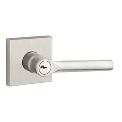 Baldwin Reserve Tube Lever Satin Nickel Entry Lockset 2 in.