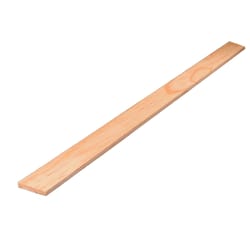 Alexandria Moulding 1/4 in. H X 1-3/8 in. W X 8 ft. L Unfinished Natural Pine Molding