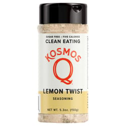 Kosmos Q Clean Eating Lemon Twist Seasoning 5.3 oz