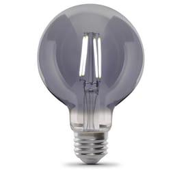 Feit G25 E26 (Medium) Filament LED Bulb Smoke Daylight 40 Watt Equivalence 1 pk