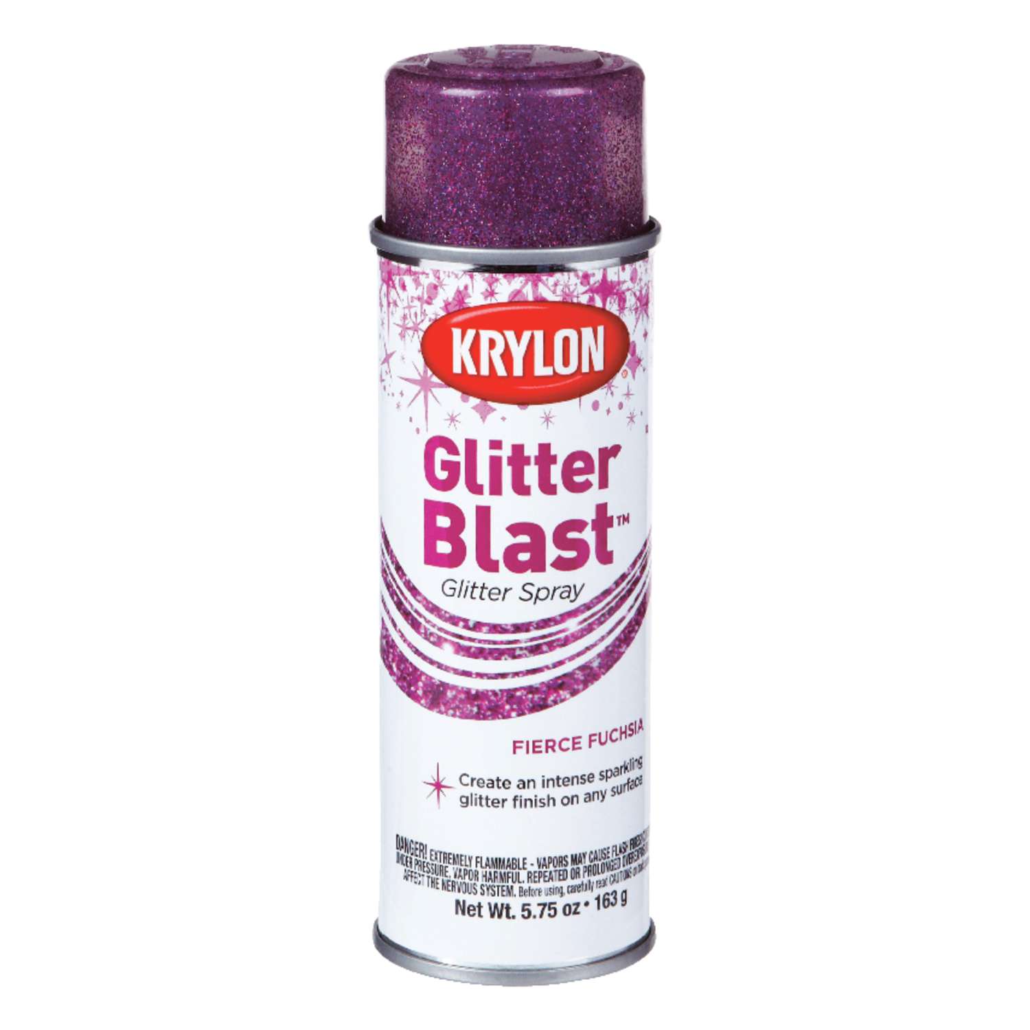 Krylon Glitter Blast Fierce Fuchsia Spray Paint 5.75 oz Ace Hardware