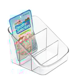 iDesign Linus Clear Plastic Packet Organizer