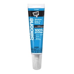 DAP Clear Silicone Door/Siding/ Window Sealant 2.8 oz