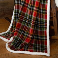 Carstens Inc 68 in. H X 2 in. W X 54 in. L Multicolored Polyester Plush Throw Blanket