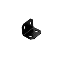 National Hardware 2.4 in. H x 3 in. W x 0.188 in. D Black Carbon Steel Square Corner Brace