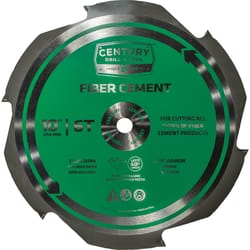 Century Drill & Tool 10 in. D X 5/8 in. Polycrystalline Diamond Tipped Circular Saw Blade 6 teeth 1