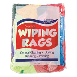 Superior Wiping Rags Wipeco Cotton Cleaning Cloth 18 in. W X 18 in. L 4 lb 4 pk
