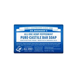 Dr. Bronner's Organic Peppermint Scent Pure-Castile Bar Soap 5 oz