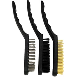 Performance Tool Project Pro 9 in. Assorted Bristle Brush Set 3 pk