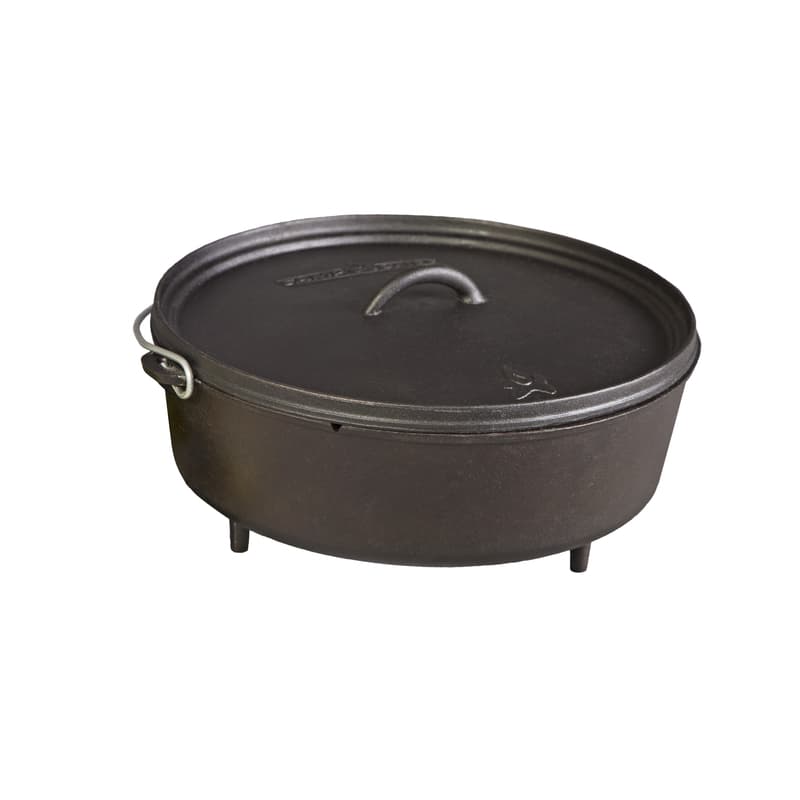 Camp Chef Classic Cast Iron Dutch Oven 8 qt Black Sansujyuku sansujyuku.com