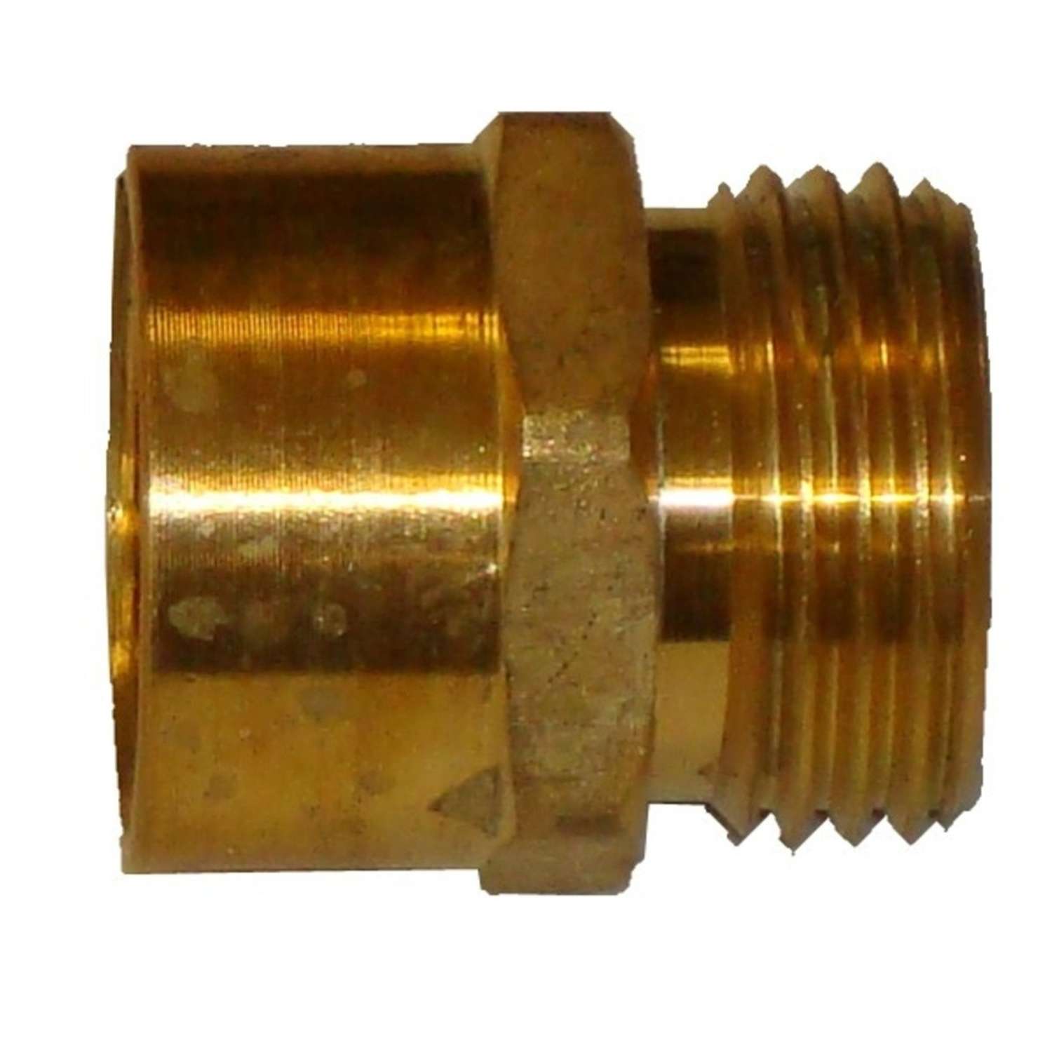 Quality Valve and Sprinkler Brass Threaded Female/Male Hose Adapter
