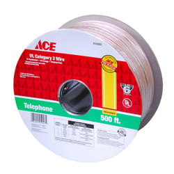 Ace 500 ft. L Ivory Category 3 Twisted Pair Wire