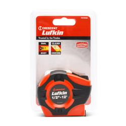 Lufkin P1000 Series 12 ft. L X 0.5 in. W Hi-Viz Tape Measure 1 pk