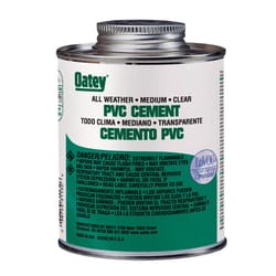 Oatey All Weather Clear Cement For PVC 16 oz