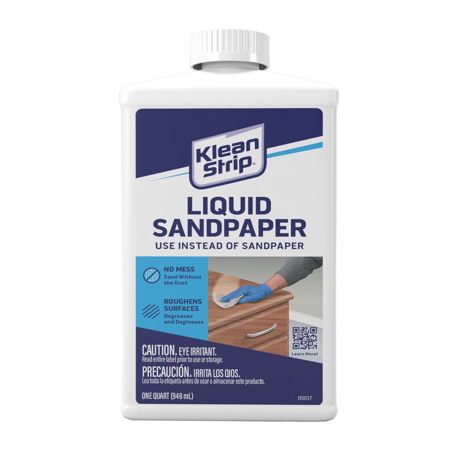 Klean Strip Liquid Sandpaper WaterBased Sander Deglosser 1 qt Ace