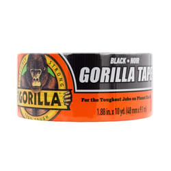 Gorilla 1.88 in. W X 10 yd L Black Duct Tape