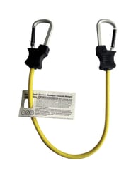 Keeper Black/Yellow Bungee Cord 24 in. L X 0.315 in. 1 pk