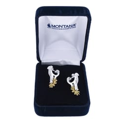 Montana Silversmiths Women's Sparkling Spurs Drop Gold/Silver Earrings Water Resistant