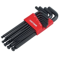 Craftsman Assorted Metric Long and Short Arm Ball End Hex Key Set 13 pc