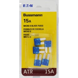 Bussmann 15 amps ATR Blue Blade Fuse 1 pk