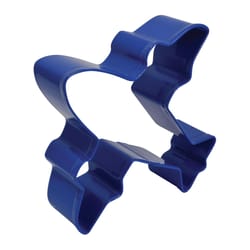 R&M International Corp International Corp 4 in. W X 4 in. L Airplane Cookie Cutter Navy 1 pc