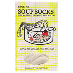 Regency White Cotton Soup Sock