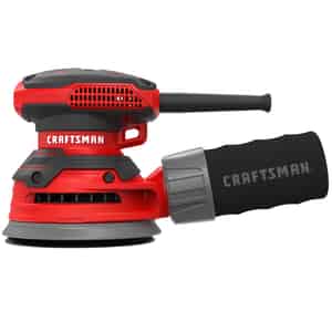 Craftsman  5 in. Corded  Random Orbit Sander  Kit 3 amps 12000 opm Red 