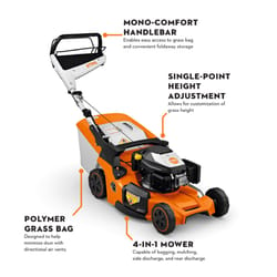 STIHL RM 453 T 21 in. Gas Self-Propelled Lawn Mower