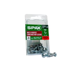 SPAX No. 10 X 3/4 in. L Phillips/Square Zinc-Plated Serrated Multi-Material Screw 20 pk