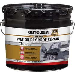 Rust-Oleum Extreme Black Asphalt Wet/Dry Surface Roof Cement 2.75 gal