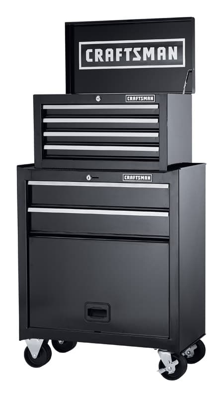 Craftsman 2000 Series 26 In W X H 4 Drawer Steel Tool Chest Black In