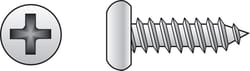HILLMAN No. 12 Ga. X 3 in. L Phillips Pan Head Sheet Metal Screws 100 pk