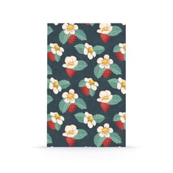 Denik 5 in. W X 8 in. L Sewn Bound Green Strawberries Notebook