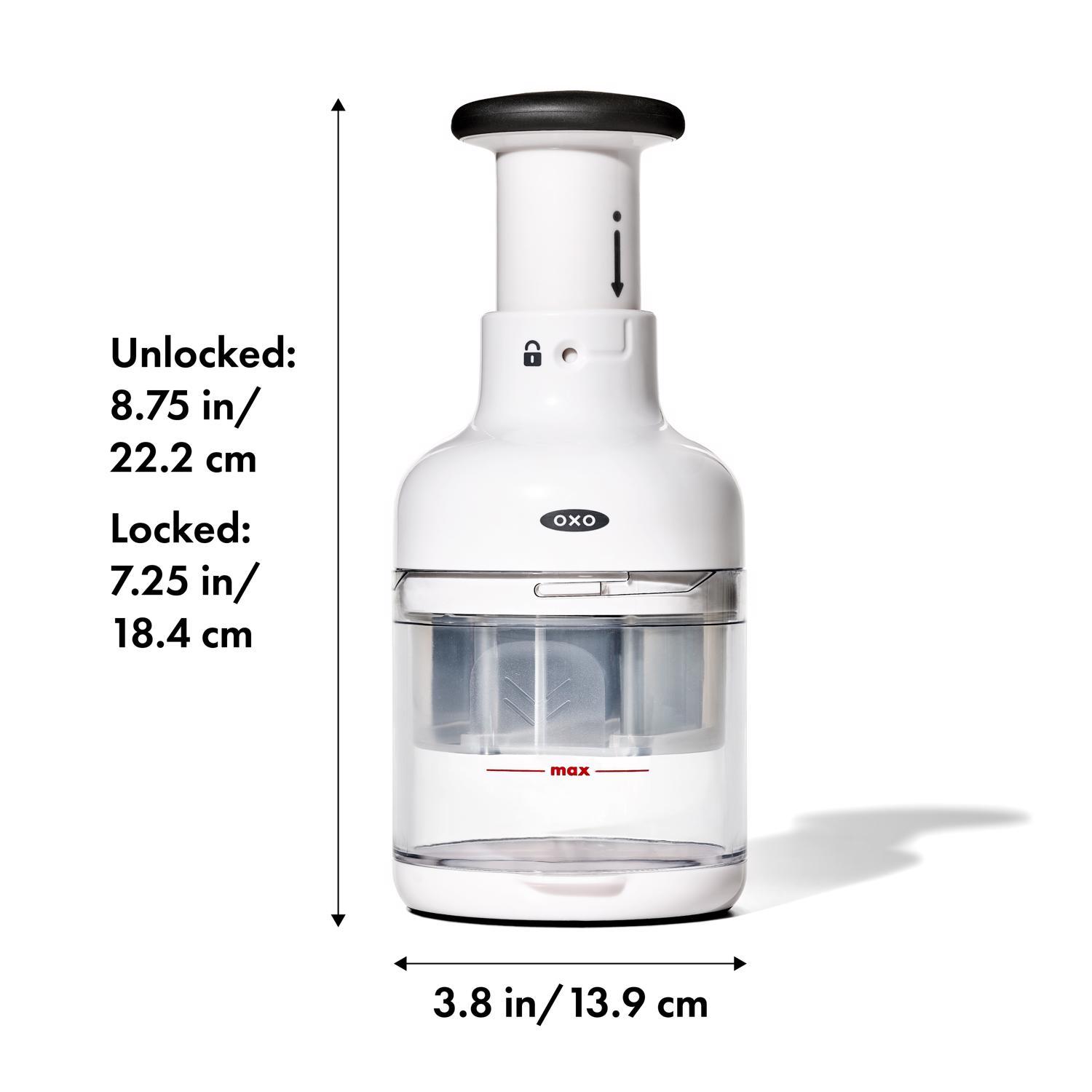 OXO SoftWorks White Plastic/Stainless Steel Food Chopper