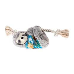 Pet Shop by Fringe Studio Multicolored Plush Summer Ray The Sloth Dog Toy 1 pk