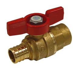 JMF Company 1/2 in. Brass PEX Ball Valve Standard Port