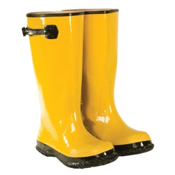 CLC Climate Gear Unisex Slush/Rain Boots 10 US Black/Yellow