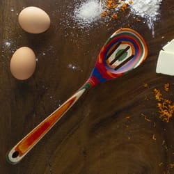 Totally Bamboo Baltique Marrakesh Multicolored Bamboo Slotted Spoon