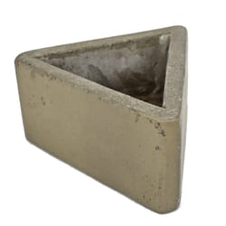 Avera Products 3.25 in. H X 6 in. W X 6 in. D Fiber Cement Planter Natural