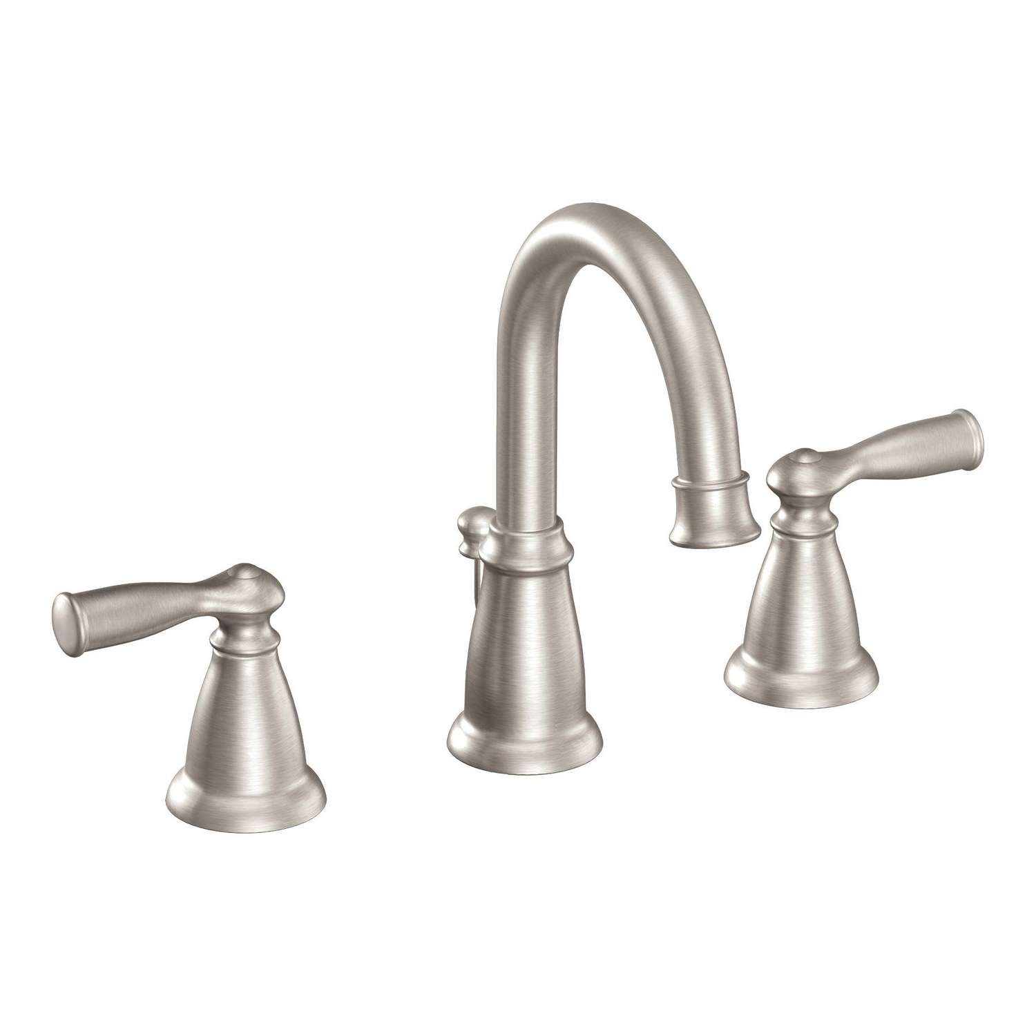 Moen Banbury Banbury Brushed Nickel Widespread Bathroom Faucet 8 16 In Ace Hardware